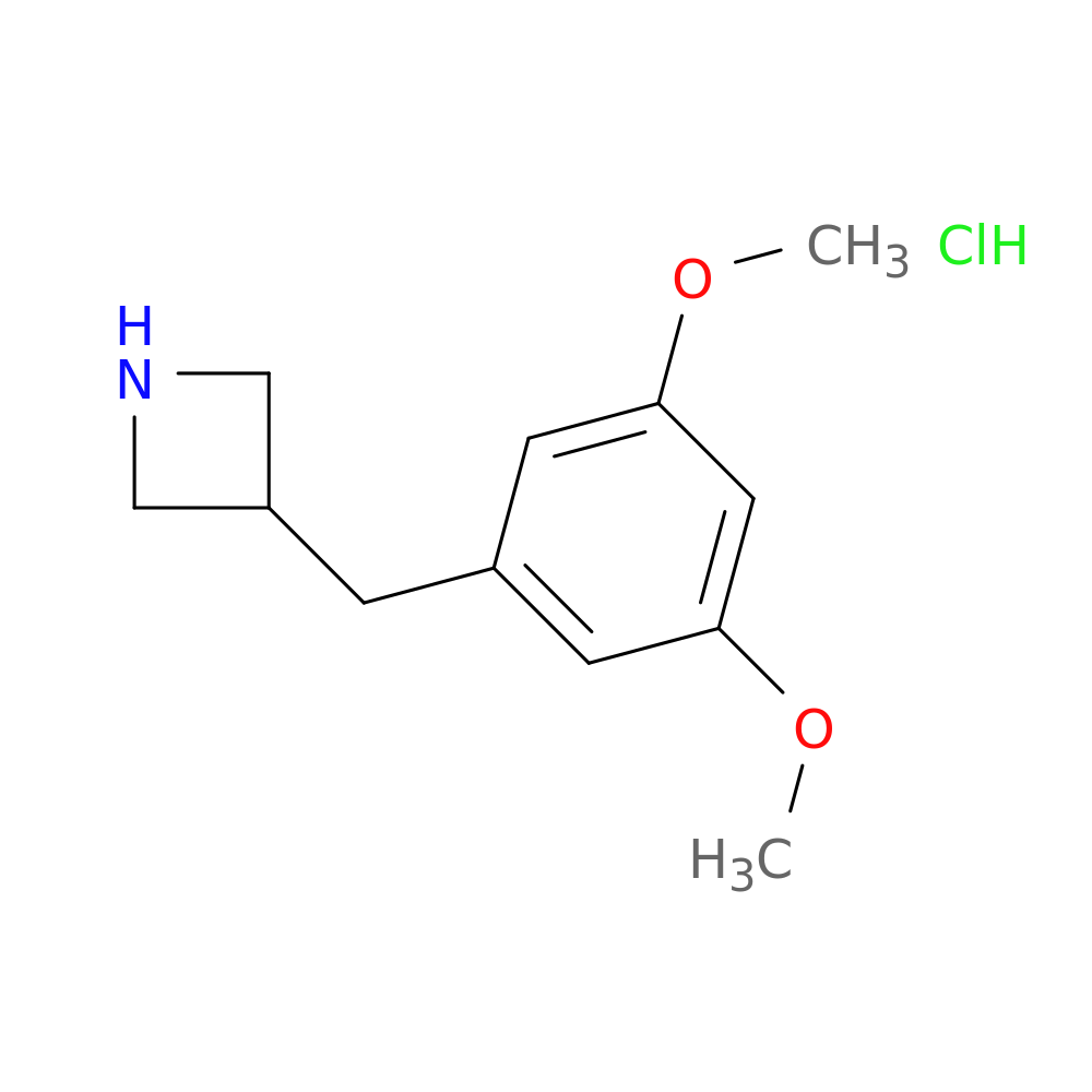3-[(3,5-Dimethoxyphenyl)methyl]azetidine hydrochloride