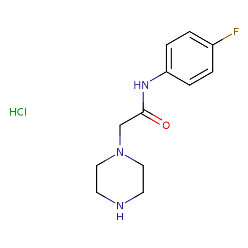 N-(4-Fluorophenyl)-2-(piperazin-1-yl)acetamide hydrochloride