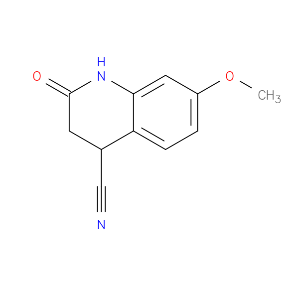 7-Methoxy-2-oxo-1,2,3,4-tetrahydroquinoline-4-carbonitrile