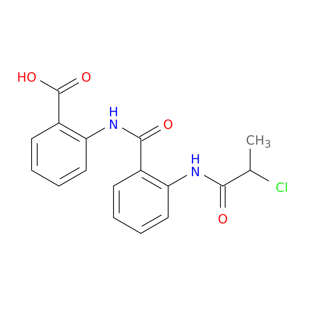 2-[2-(2-chloropropanamido)benzamido]benzoic acid