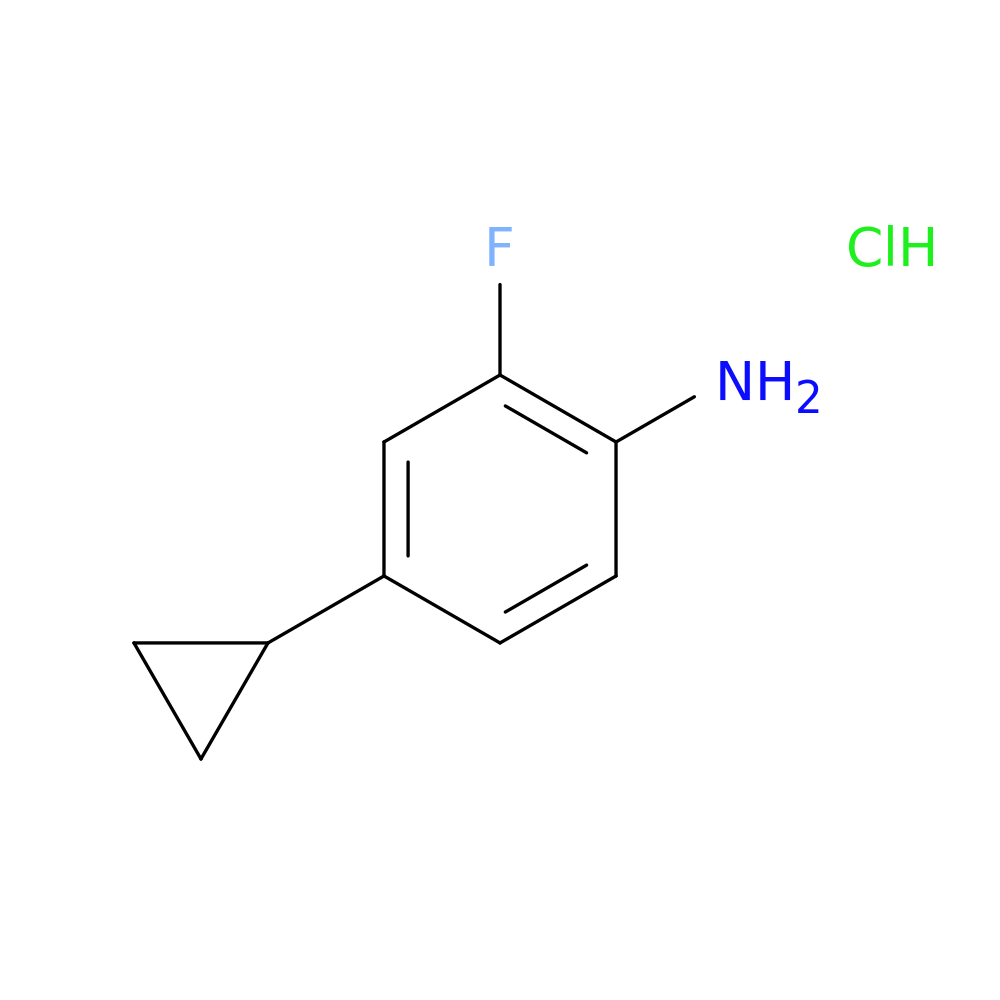 4-Cyclopropyl-2-fluoroaniline hydrochloride