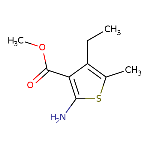2-Amino-4-ethyl-5-methylthiophene-3-carboxylic acid methyl ester