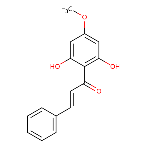 2-Propen-1-one, 1-(2,6-dihydroxy-4-methoxyphenyl)-3-phenyl-, (2E)-