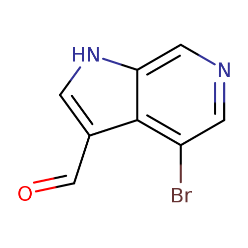 1H-Pyrrolo[2,3-c]pyridine-3-carboxaldehyde, 4-bromo-