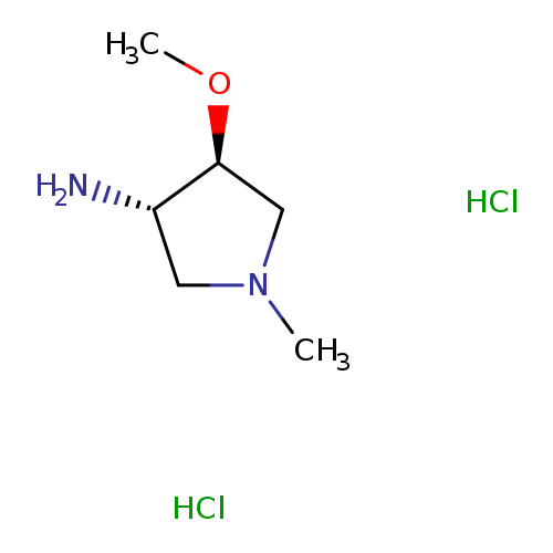 trans-4-methoxy-1-methyl-3-pyrrolidinamine dihydrochloride