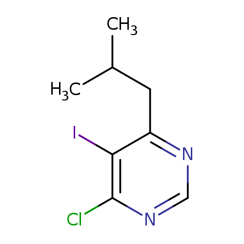 4-chloro-5-iodo-6-(2-methylpropyl)pyrimidine