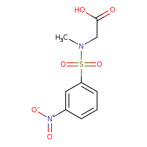2-[N-Methyl(3-nitrobenzene)sulfonamido]acetic acid
