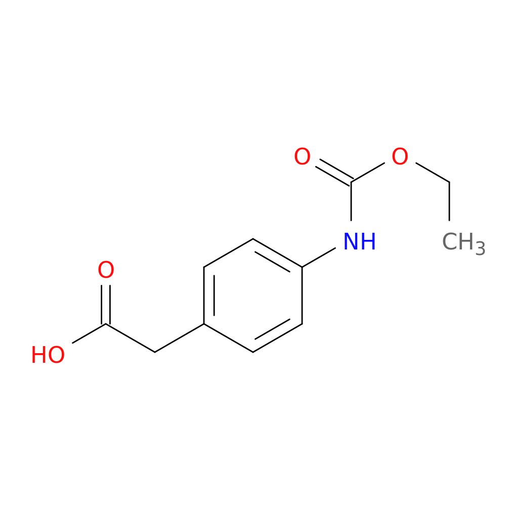 2-(4-((Ethoxycarbonyl)amino)phenyl)acetic acid