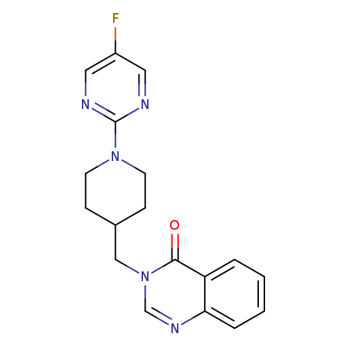 3-{[1-(5-fluoropyrimidin-2-yl)piperidin-4-yl]methyl}-3,4-dihydroquinazolin-4-one