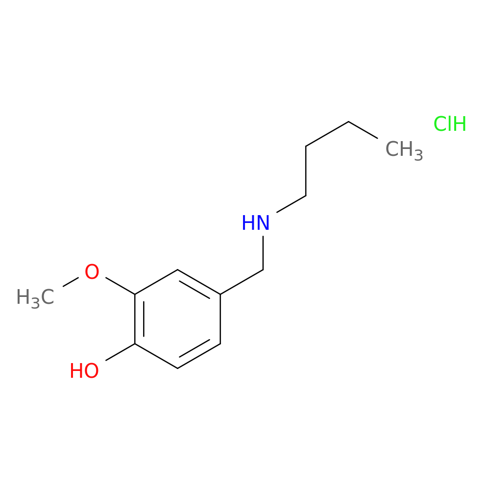 4-[(butylamino)methyl]-2-methoxyphenol hydrochloride
