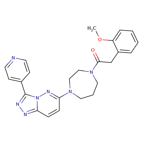 2-(2-methoxyphenyl)-1-{4-[3-(pyridin-4-yl)-[1,2,4]triazolo[4,3-b]pyridazin-6-yl]-1,4-diazepan-1-yl}ethan-1-one