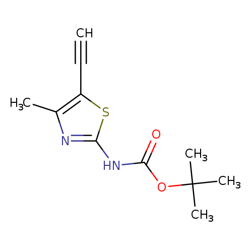 tert-butyl (5-ethynyl-4-methylthiazol-2-yl)carbamate