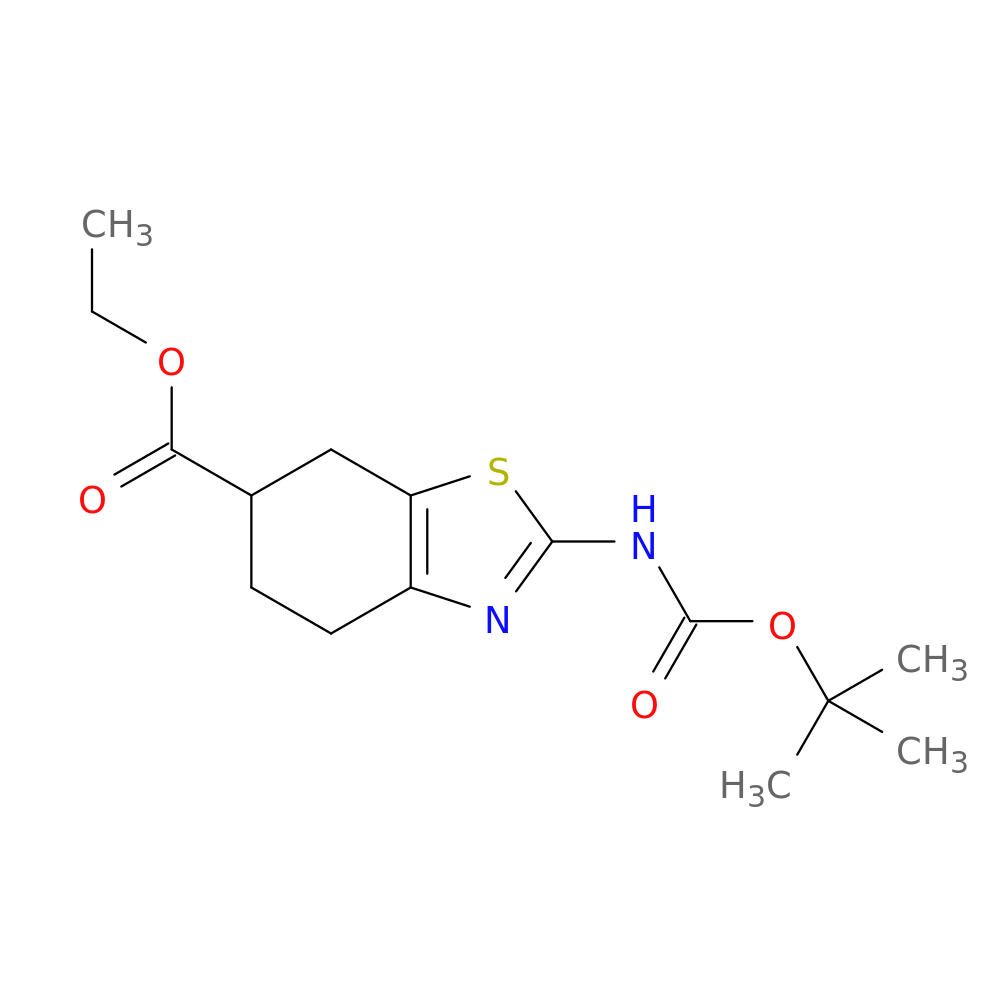 2-tert-Butoxycarbonylamino-4,5,6,7-tetrahydro-benzothiazole-6-carboxylic acid ethyl ester