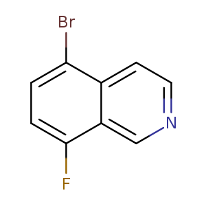 5-Bromo-8-fluoroisoquinoline