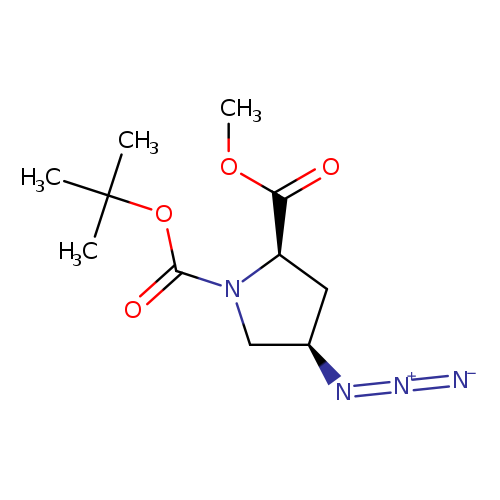 1-tert-butyl2-methyl(2R,4R)-4-azidopyrrolidine-1,2-dicarboxylate