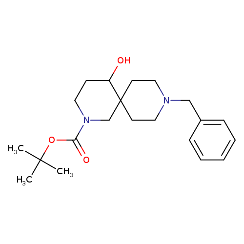 tert-butyl 9-benzyl-5-hydroxy-2,9-diazaspiro[5.5]undecane-2-carboxylate