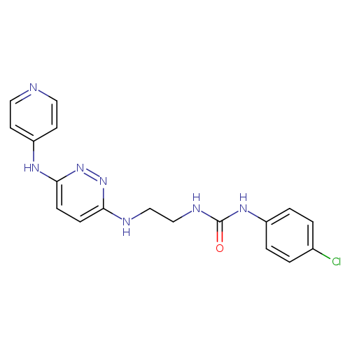 1-(4-chlorophenyl)-3-[2-({6-[(pyridin-4-yl)amino]pyridazin-3-yl}amino)ethyl]urea