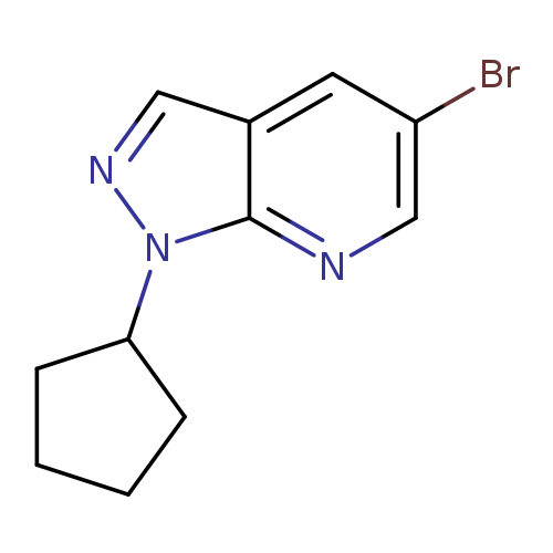 5-bromo-1-cyclopentyl-1H-pyrazolo[3,4-b]pyridine