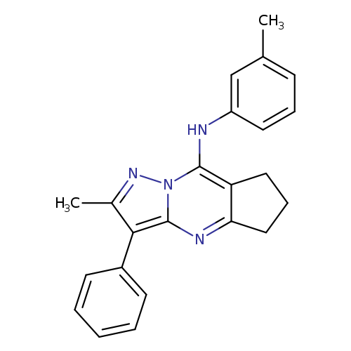 11-methyl-N-(3-methylphenyl)-10-phenyl-1,8,12-triazatricyclo[7.3.0.0^{3,7}]dodeca-2,7,9,11-tetraen-2-amine