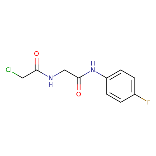 2-chloro-N-{[(4-fluorophenyl)carbamoyl]methyl}acetamide