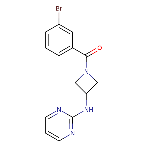 N-[1-(3-bromobenzoyl)azetidin-3-yl]pyrimidin-2-amine