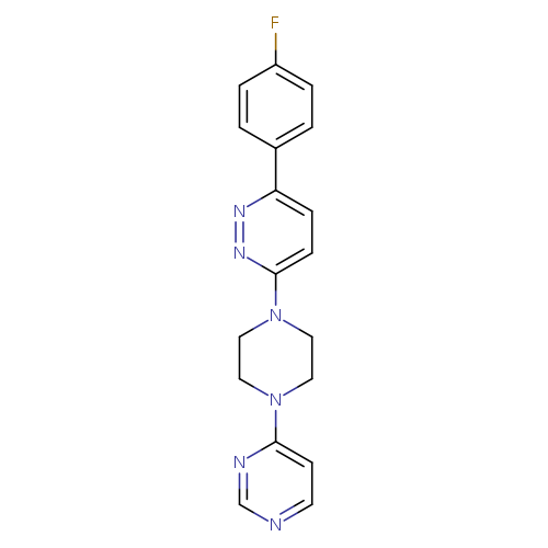3-(4-fluorophenyl)-6-[4-(pyrimidin-4-yl)piperazin-1-yl]pyridazine