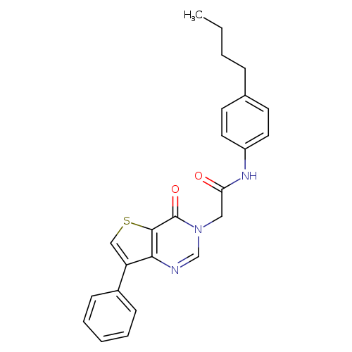 N-(4-butylphenyl)-2-{4-oxo-7-phenyl-3H,4H-thieno[3,2-d]pyrimidin-3-yl}acetamide