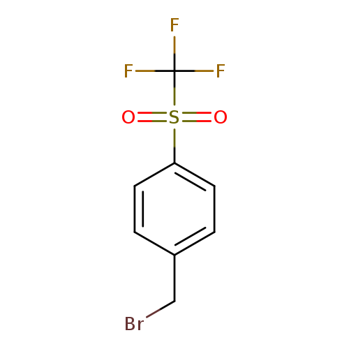 1-(bromomethyl)-4-trifluoromethanesulfonylbenzene