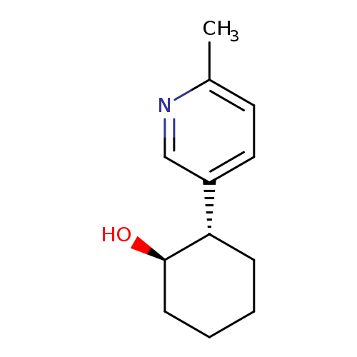 2-(6-methylpyridin-3-yl)cyclohexan-1-ol, trans