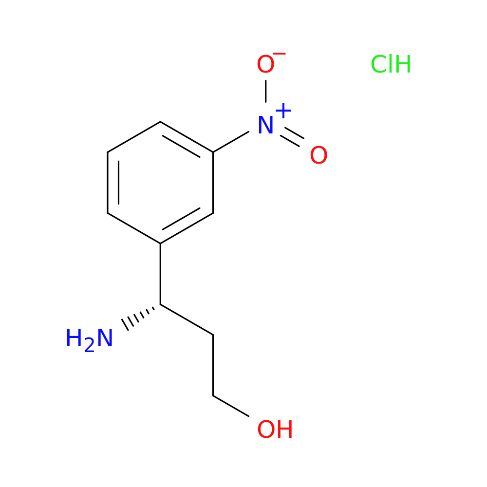 (3S)-3-amino-3-(3-nitrophenyl)propan-1-ol hydrochloride
