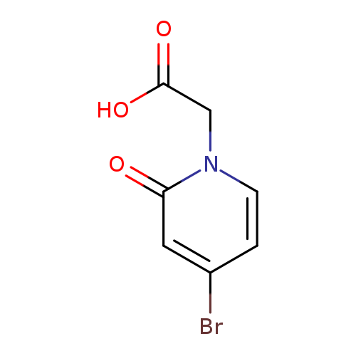 2-(4-bromo-2-oxo-1,2-dihydropyridin-1-yl)acetic acid