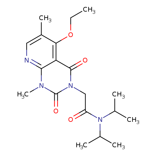 2-{5-ethoxy-1,6-dimethyl-2,4-dioxo-1H,2H,3H,4H-pyrido[2,3-d]pyrimidin-3-yl}-N,N-bis(propan-2-yl)acetamide
