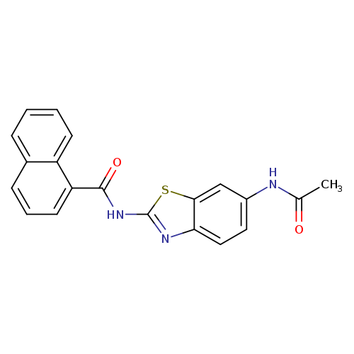 N-(6-acetamido-1,3-benzothiazol-2-yl)naphthalene-1-carboxamide