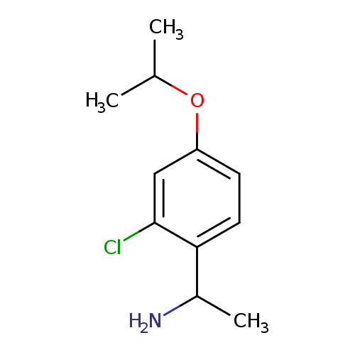 1-[2-Chloro-4-(propan-2-yloxy)phenyl]ethan-1-amine