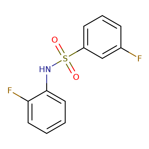 3-fluoro-N-(2-fluorophenyl)benzenesulfonamide