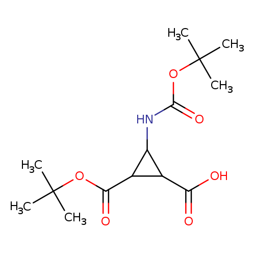 2-[(tert-butoxy)carbonyl]-3-{[(tert-butoxy)carbonyl]amino}cyclopropane-1-carboxylicacid,Mixtureofdiastereomers