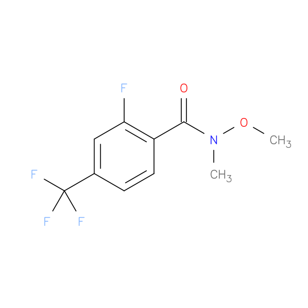 2-Fluoro-n-methoxy-n-methyl-4-(trifluoromethyl)benzamide