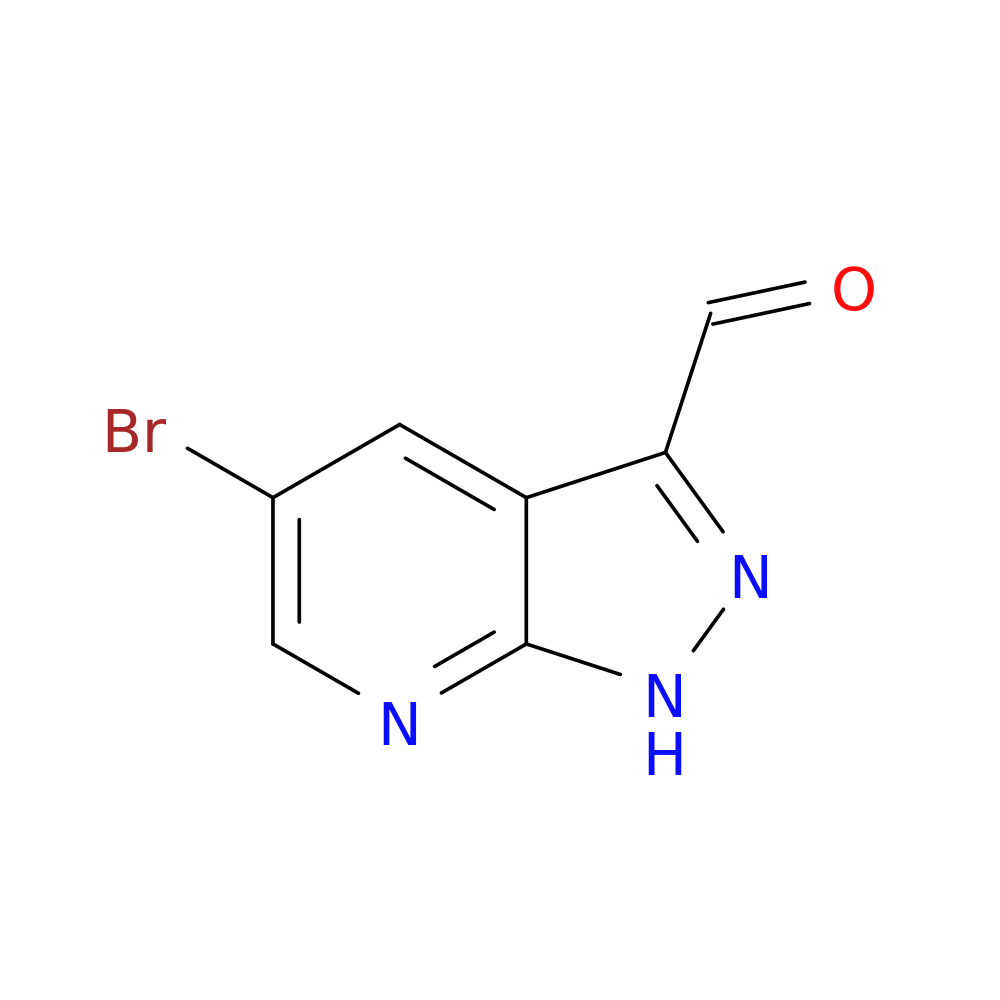 5-Bromo-1H-pyrazolo[3，4-b]pyridine-3-carbaldehyde