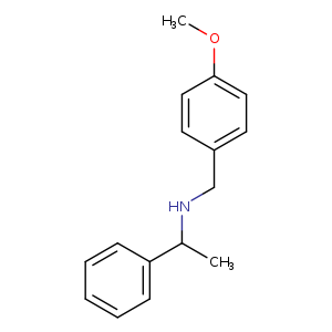 N-(4-methoxybenzyl)-N-(1-phenylethyl)amine