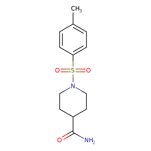 1-((4-methylphenyl)sulfonyl)piperidine-4-carboxamide