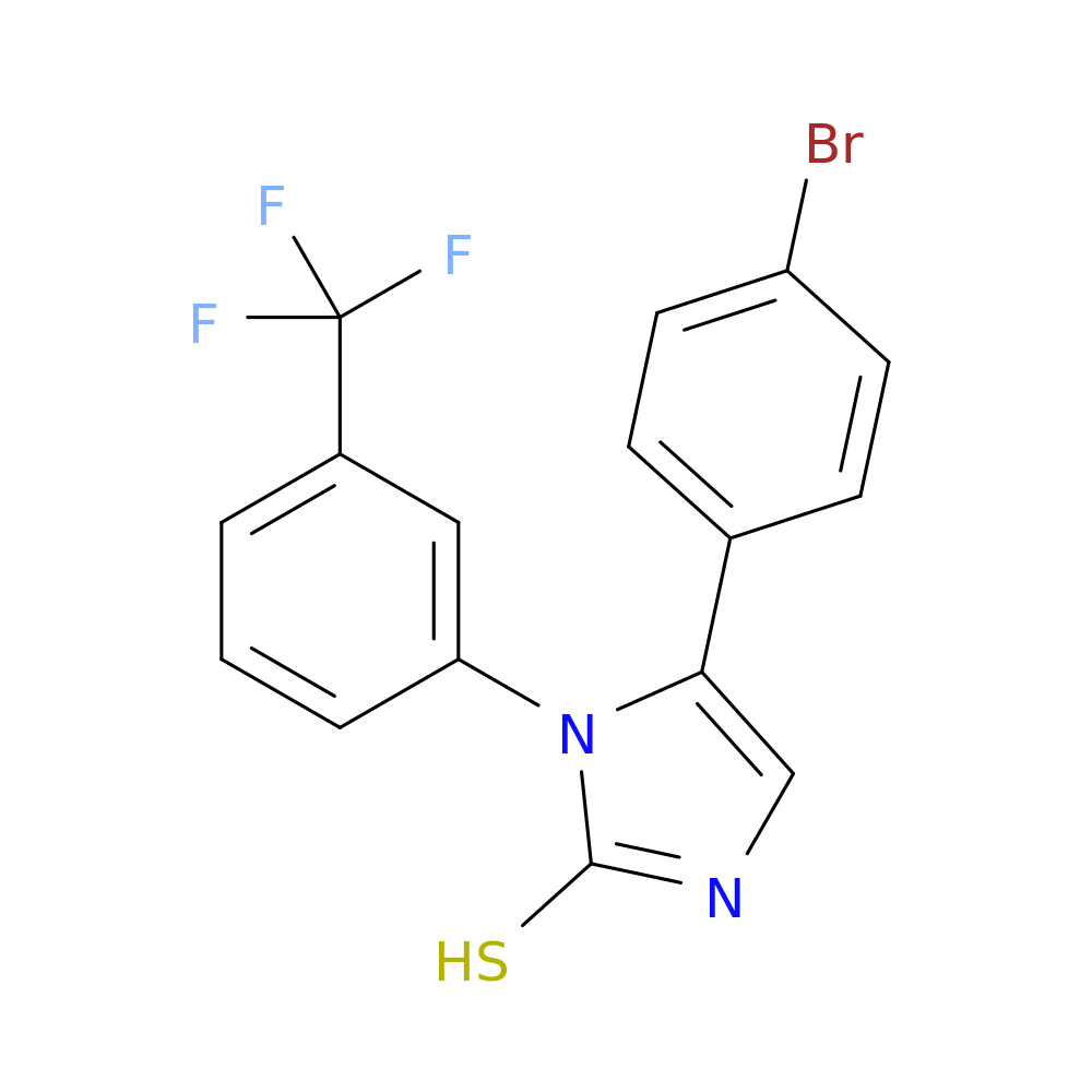 5-(4-Bromophenyl)-1-[3-(trifluoromethyl)phenyl]-1H-imidazole-2-thiol