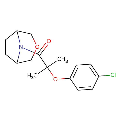2-(4-chlorophenoxy)-2-methyl-1-{3-oxa-8-azabicyclo[3.2.1]octan-8-yl}propan-1-one