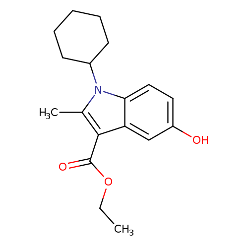 Ethyl 1-cyclohexyl-5-hydroxy-2-methyl-1h-indole-3-carboxylate