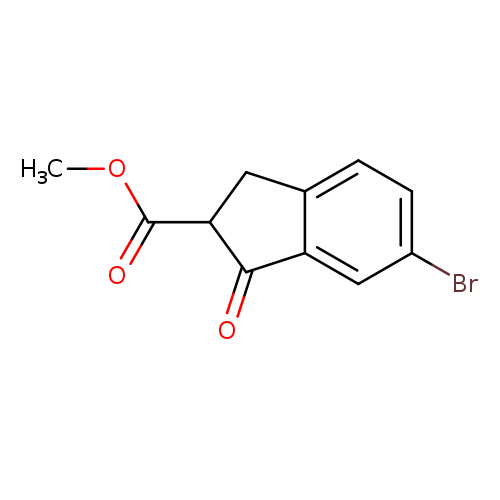 methyl6-bromo-1-oxo-2,3-dihydro-1H-indene-2-carboxylate
