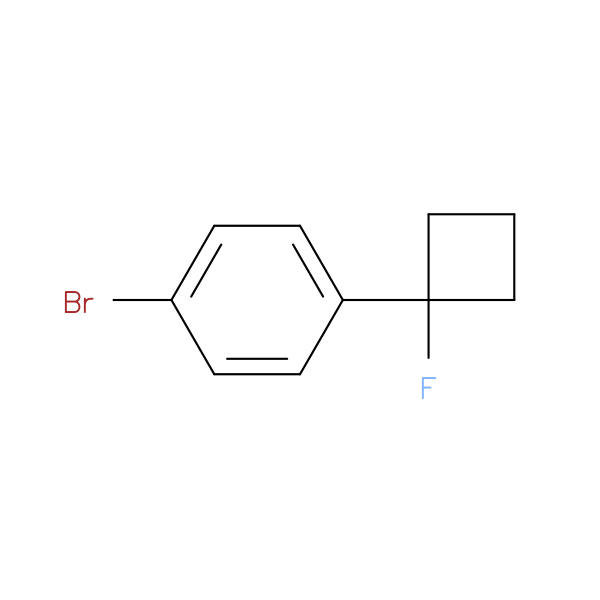 1-Bromo-4-(1-fluorocyclobutyl)benzene