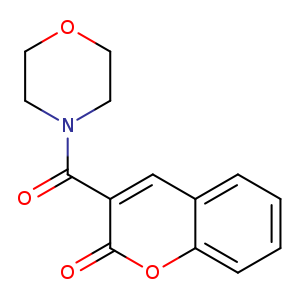 2H-1-Benzopyran-2-one, 3-(4-morpholinylcarbonyl)-
