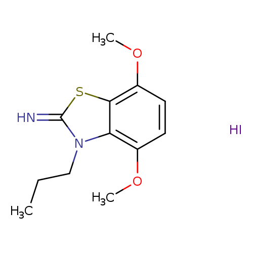 4,7-dimethoxy-3-propyl-2,3-dihydro-1,3-benzothiazol-2-imine hydroiodide