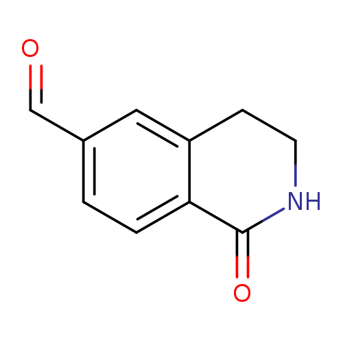 1,2,3,4-tetrahydro-1-oxo-6-isoquinolinecarboxaldehyde