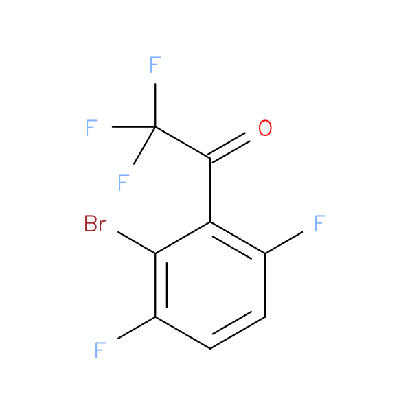 1-(2-bromo-3,6-difluorophenyl)-2,2,2-trifluoroethan-1-one