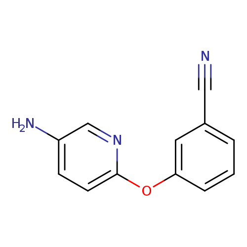 3-[(5-aminopyridin-2-yl)oxy]benzonitrile